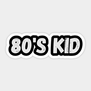 80's Kid - Cool Sticker